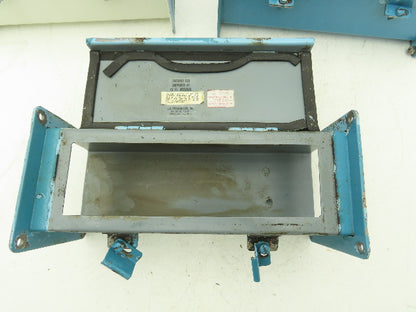 Wiegmann LJW41 4"x4" Wireway Straight 12" Section Lay-in NEMA 12 Lot of 3