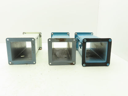 Wiegmann LJW41 4"x4" Wireway Straight 12" Section Lay-in NEMA 12 Lot of 3