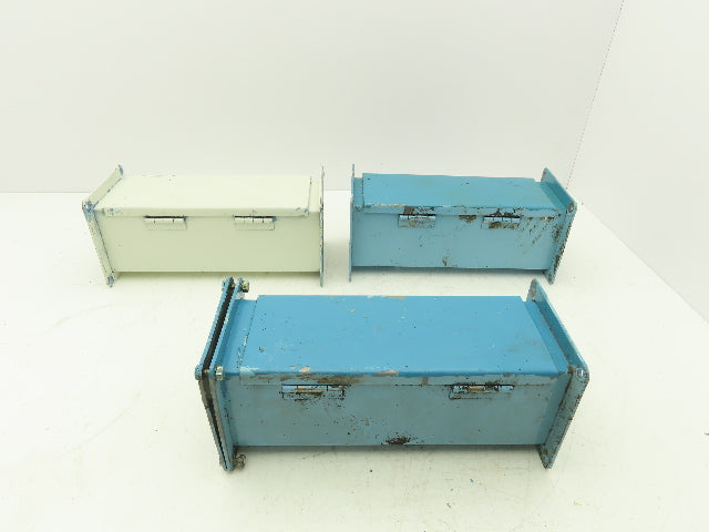 Wiegmann LJW41 4"x4" Wireway Straight 12" Section Lay-in NEMA 12 Lot of 3