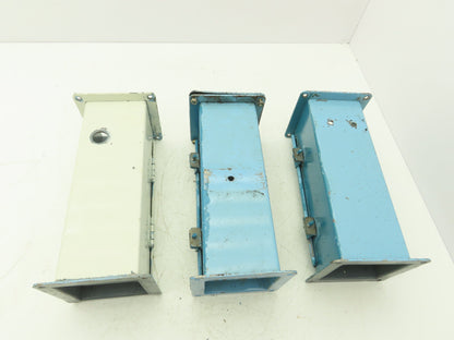 Wiegmann LJW41 4"x4" Wireway Straight 12" Section Lay-in NEMA 12 Lot of 3