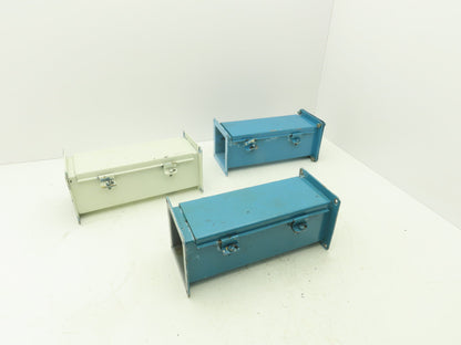 Wiegmann LJW41 4"x4" Wireway Straight 12" Section Lay-in NEMA 12 Lot of 3