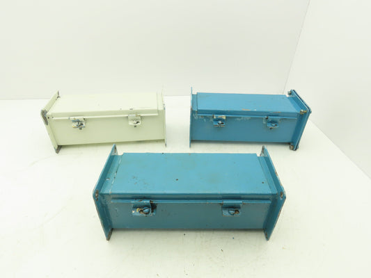 Wiegmann LJW41 4"x4" Wireway Straight 12" Section Lay-in NEMA 12 Lot of 3