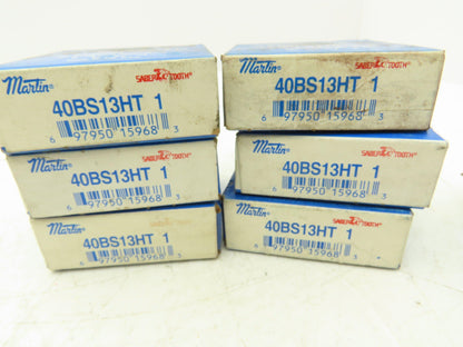 Martin 40BS13HT Saber Sprocket 1" Finished Bore 13-Teeth Lot of 7