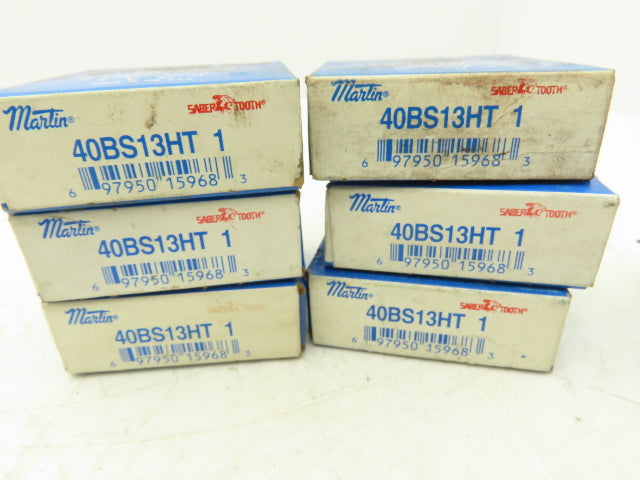 Martin 40BS13HT Saber Sprocket 1" Finished Bore 13-Teeth Lot of 7
