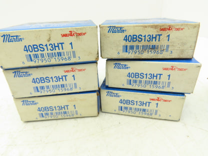 Martin 40BS13HT Saber Sprocket 1" Finished Bore 13-Teeth Lot of 7