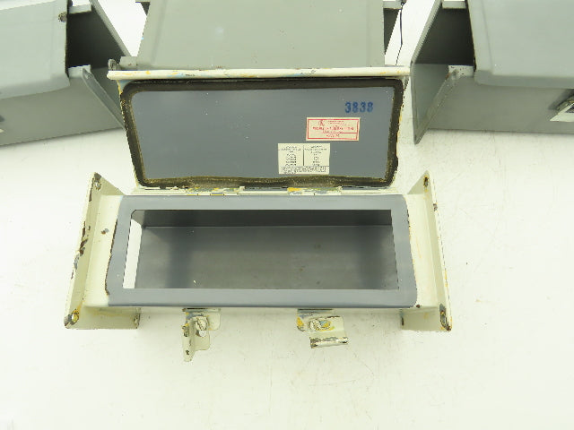 Wiegmann/Square D 4"x4" Wireway Straight 12" Section Lay-in Mixed Lot of 7