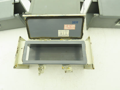 Wiegmann/Square D 4"x4" Wireway Straight 12" Section Lay-in Mixed Lot of 7