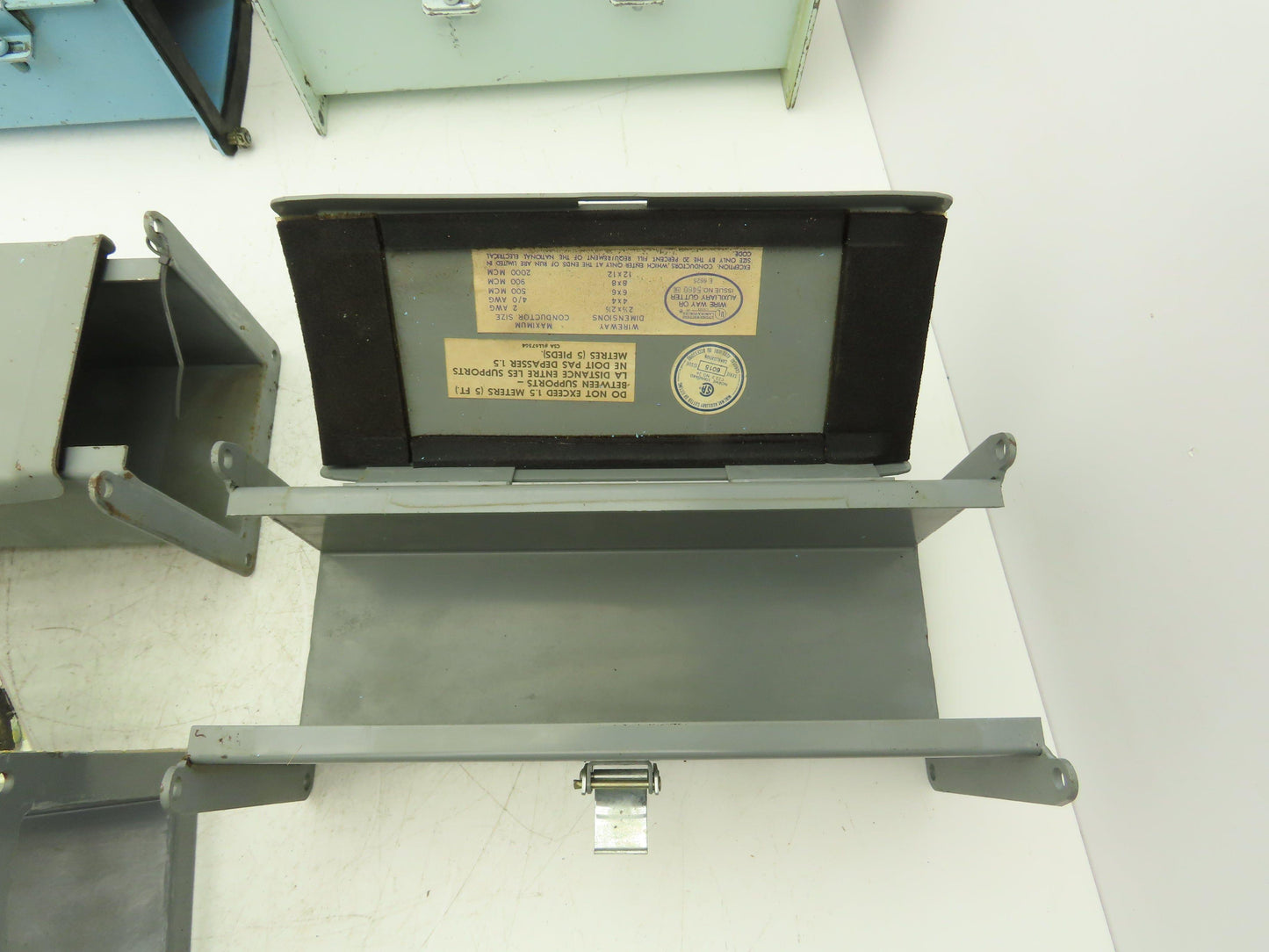 Wiegmann/Square D 4"x4" Wireway Straight 12" Section Lay-in Mixed Lot of 7