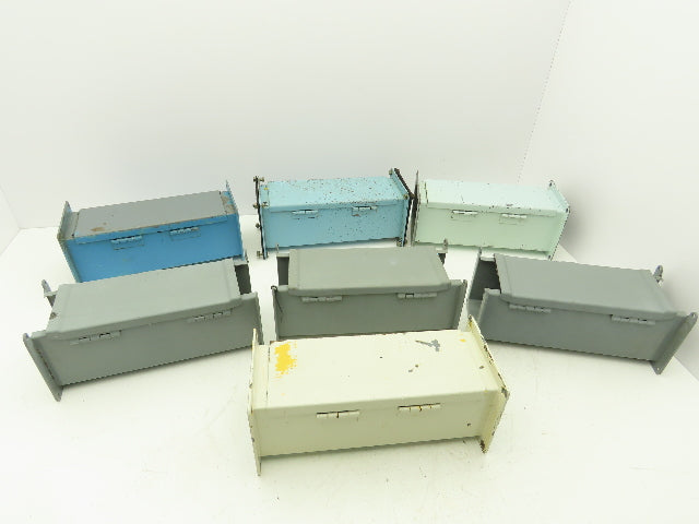 Wiegmann/Square D 4"x4" Wireway Straight 12" Section Lay-in Mixed Lot of 7