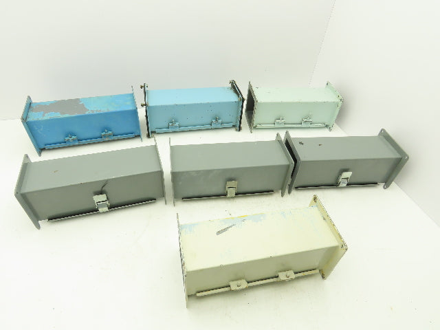 Wiegmann/Square D 4"x4" Wireway Straight 12" Section Lay-in Mixed Lot of 7