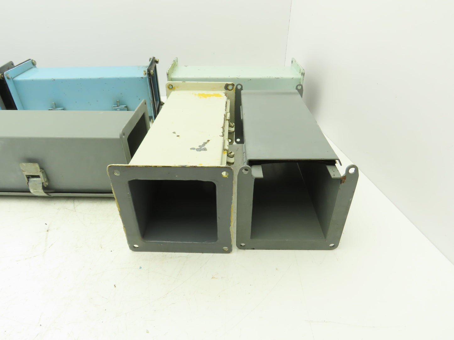 Wiegmann/Square D 4"x4" Wireway Straight 12" Section Lay-in Mixed Lot of 7