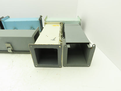 Wiegmann/Square D 4"x4" Wireway Straight 12" Section Lay-in Mixed Lot of 7