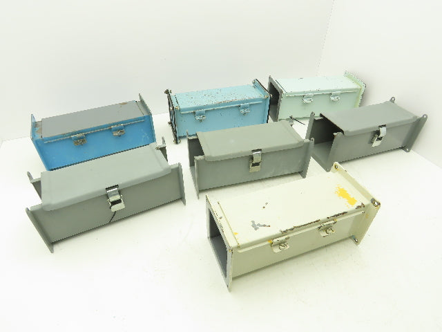 Wiegmann/Square D 4"x4" Wireway Straight 12" Section Lay-in Mixed Lot of 7