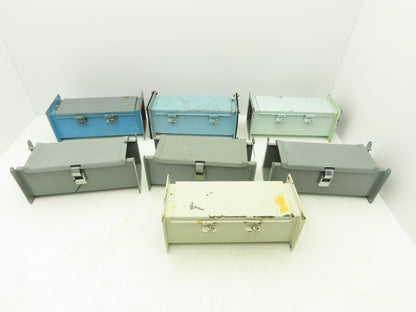 Wiegmann/Square D 4"x4" Wireway Straight 12" Section Lay-in Mixed Lot of 7