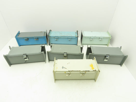 Wiegmann/Square D 4"x4" Wireway Straight 12" Section Lay-in Mixed Lot of 7