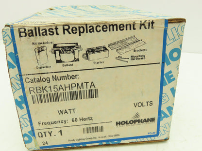 Holophane RBK15AHPMTA Ballast Replacement Kit 150W Lamp Lot of 2