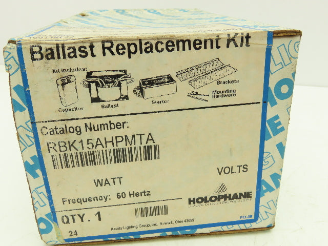 Holophane RBK15AHPMTA Ballast Replacement Kit 150W Lamp Lot of 2