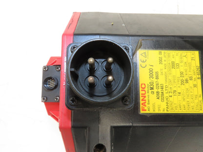 Fanuc A06B-0267-B605 AC Servo Motor M30/3000  - Encoder A860-2014-T301