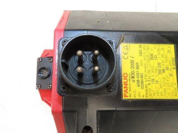 Fanuc A06B-0267-B605 AC Servo Motor M30/3000  - Encoder A860-2014-T301
