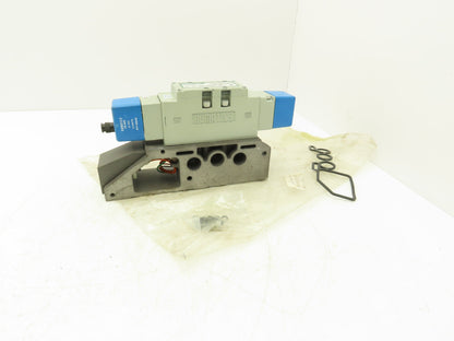 Numatics I24BB515MP00061 Solenoid Valve 5/2 150psig 24vDC 4W 1/2" NPT