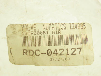 Numatics I24BB515MP00061 Solenoid Valve 5/2 150psig 24vDC 4W 1/2" NPT