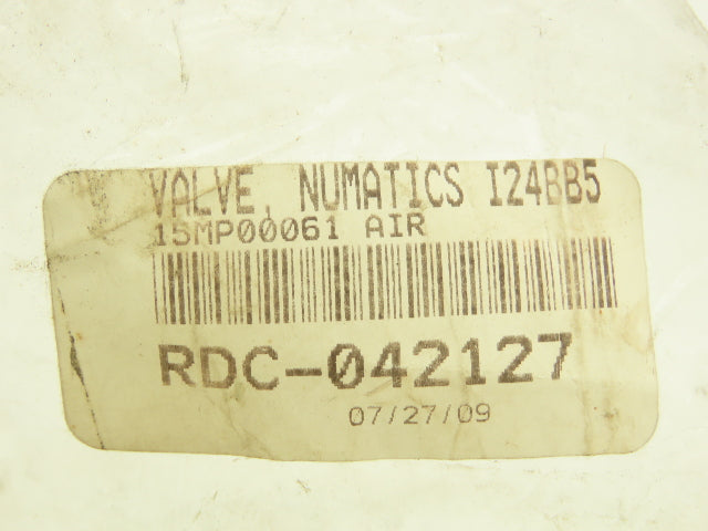 Numatics I24BB515MP00061 Solenoid Valve 5/2 150psig 24vDC 4W 1/2" NPT