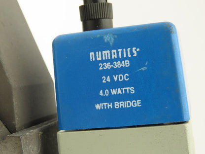 Numatics I24BB515MP00061 Solenoid Valve 5/2 150psig 24vDC 4W 1/2" NPT
