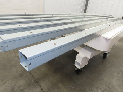 Hoffman F44G120 2.5"x2.5" Wireway Straight 120" Section Lay-in Type 1 Lot of 6