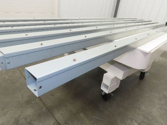 Hoffman F44G120 2.5"x2.5" Wireway Straight 120" Section Lay-in Type 1 Lot of 6