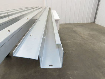 Hoffman F44G120 2.5"x2.5" Wireway Straight 120" Section Lay-in Type 1 Lot of 6