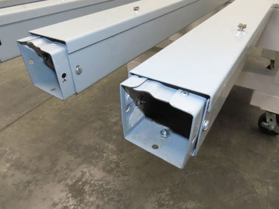 Hoffman F44G120 2.5"x2.5" Wireway Straight 120" Section Lay-in Type 1 Lot of 6