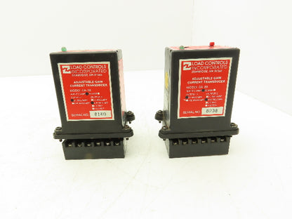 Load Controls CA-30 Adjustable Gain Current Transducer 5 Amp Lot of 2