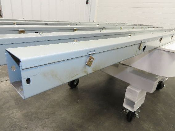 Hoffman F44G120 2.5"x2.5" Wireway Straight 120" Section Lay-in Type 1 Lot of 5