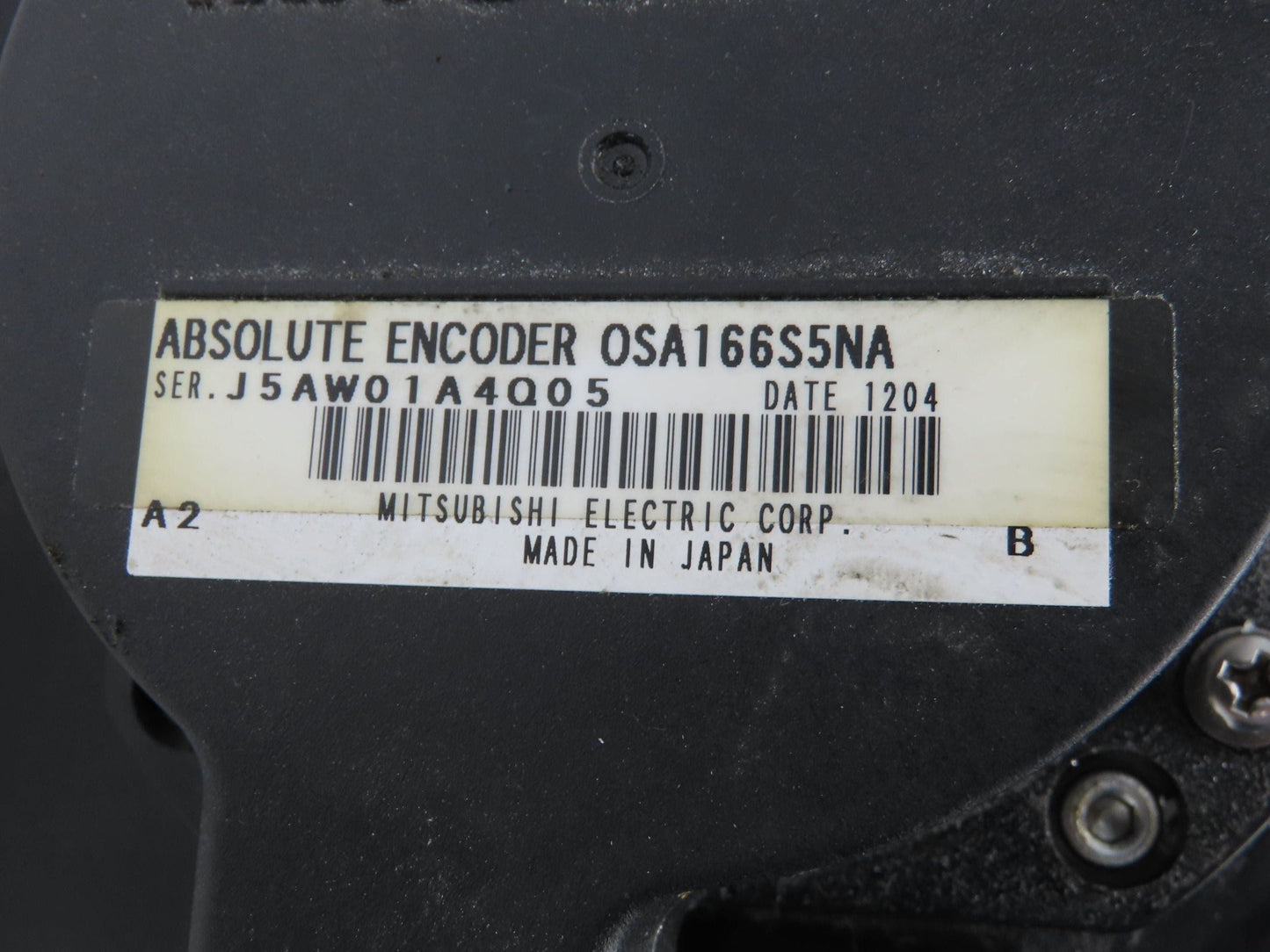 Mitsubishi HF-H453S AC Servo Motor 4.5kW 392V 3PH 3000rpm -Encoder OSA166S5NA