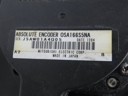 Mitsubishi HF-H453S AC Servo Motor 4.5kW 392V 3PH 3000rpm -Encoder OSA166S5NA