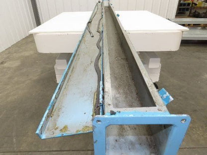 Wiegmann JW410 4"x4" Wireway Straight 120" Section Feed-Through NEMA 12 Hoffman