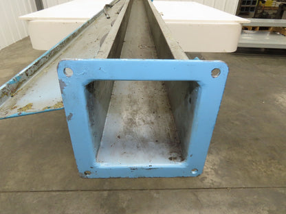 Wiegmann JW410 4"x4" Wireway Straight 120" Section Feed-Through NEMA 12 Hoffman