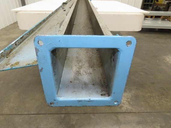 Wiegmann JW410 4"x4" Wireway Straight 120" Section Feed-Through NEMA 12 Hoffman