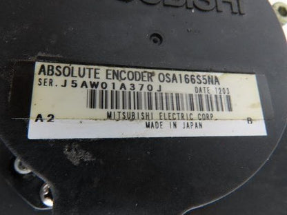 Mitsubishi HF-H703S AC Servo Motor 7kW 399V 3PH 3000rpm -Encoder OSA166S5NA