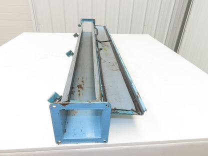 Wiegmann JW44 4"x4" Wireway Straight 48" Section Feed Through NEMA 12 Hoffman