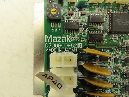 Mazak D70UB009820 Remote I/O Circuit Board AP409820