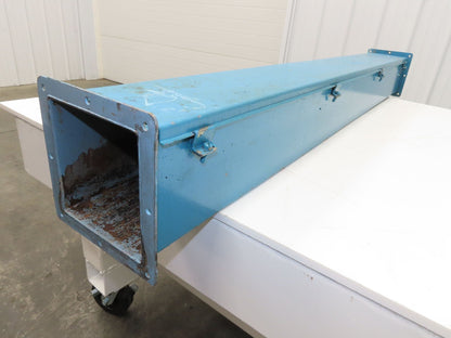 Wiegmann JW65 6"x6" Wireway Straight 60" Section Feed Through NEMA 12 Hoffman