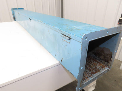 Wiegmann JW65 6"x6" Wireway Straight 60" Section Feed Through NEMA 12 Hoffman