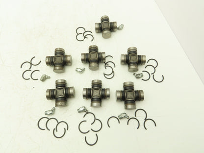 4-Groove U-Joint, 1.063" Cap Diameter, 2.5" OAL, 1.651" Inside Lock-up Lot of 7