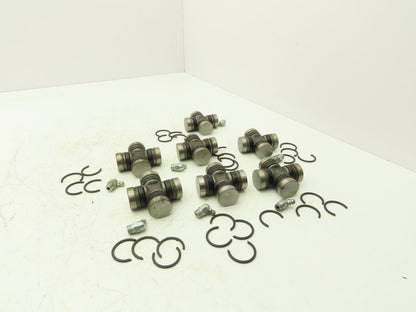 4-Groove U-Joint, 1.063" Cap Diameter, 2.5" OAL, 1.651" Inside Lock-up Lot of 7