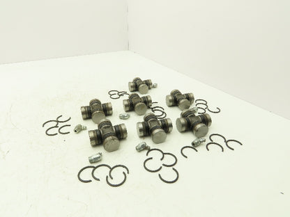 4-Groove U-Joint, 1.063" Cap Diameter, 2.5" OAL, 1.651" Inside Lock-up Lot of 7