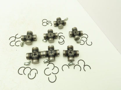 4-Groove U-Joint, 1.063" Cap Diameter, 2.5" OAL, 1.651" Inside Lock-up Lot of 7