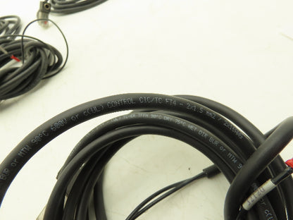 Univer DD-051 24VDC Solenoid Coil with 2x 16 AWG Cable E219385  Lot of 5