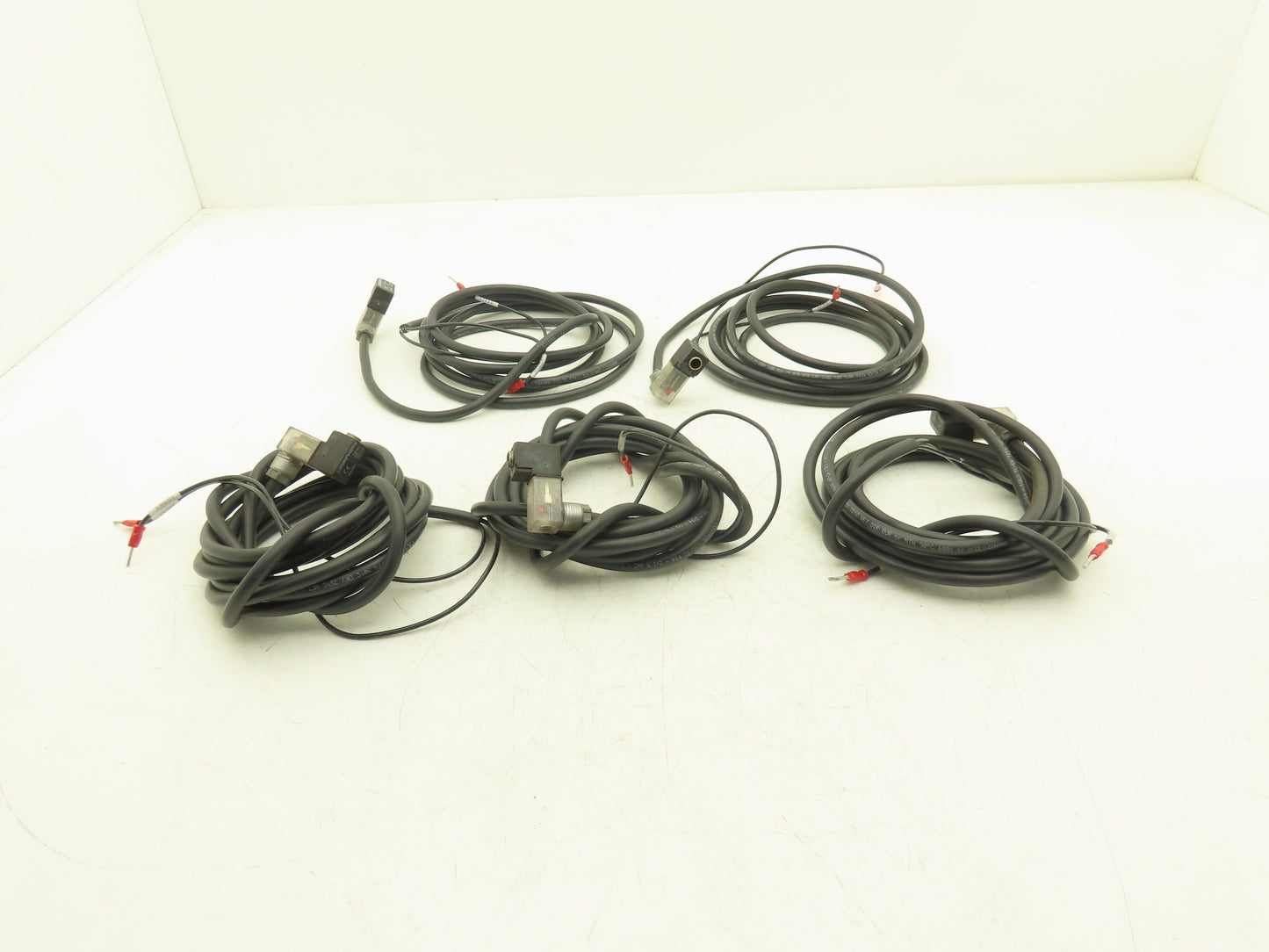 Univer DD-051 24VDC Solenoid Coil with 2x 16 AWG Cable E219385  Lot of 5