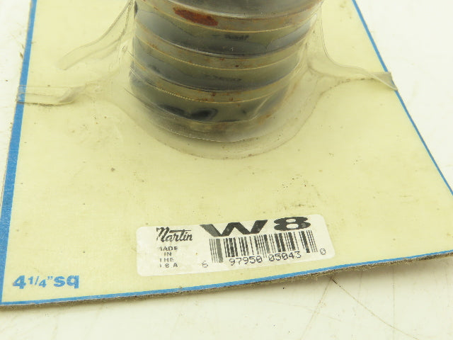 Martin W8 Worm Gear 3/4" Bore 1.5" Pitch Diameter  14.5° Pressure Angle